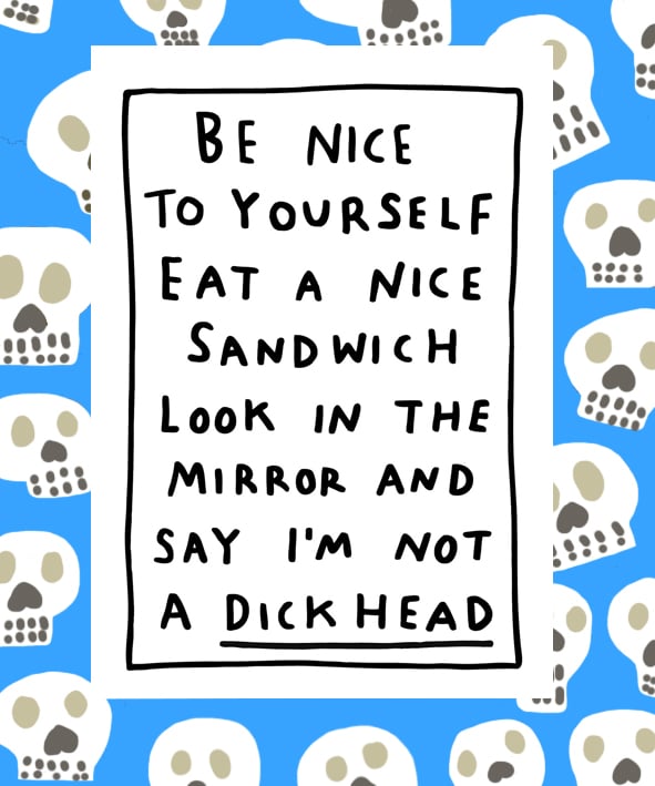 Image of Be Nice Print