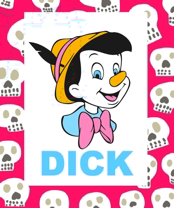 Image of Dick Nose Print