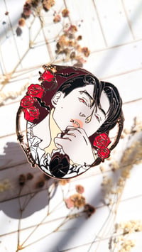 Image 4 of JungKook  - Vampire Enamel Pin  "instock"