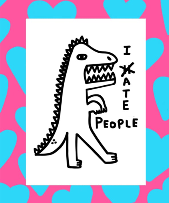 Image of I Ate People Print