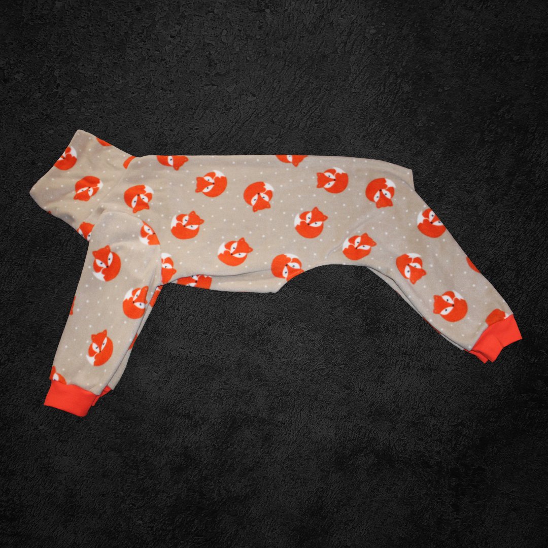 Image of Sleeping foxes sighthound pyjamas