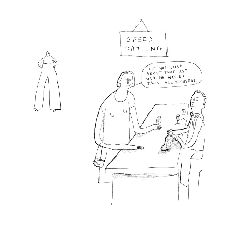 Date Night Trousers (Print)