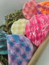 Exfoliating soap sponges