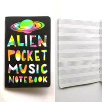 Image 2 of ALIEN POCKET <br>MUSIC NOTEBOOK