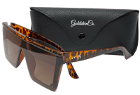 Unisex Square Sunglasses (Leopard)