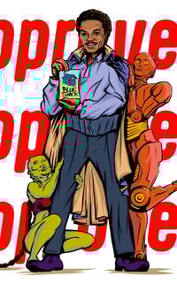 Image 2 of Limited print run "Space Pimp" 11" x 17" print.