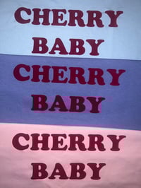 Image 3 of  💖💘RESTOCK CHERRY BABY TEE - BABY PINK 💖💘PRE ORDER 