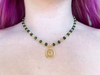 Image 2 of sun medallion necklace