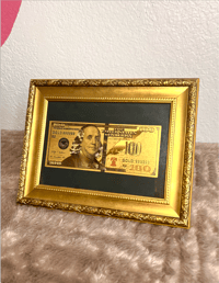 Image 2 of Gold Hundred Bill For Good Luck