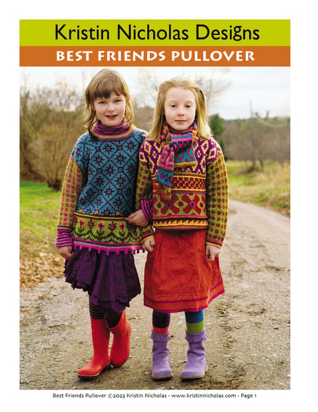 Image of Knit PDF - Best Friends Pullovers