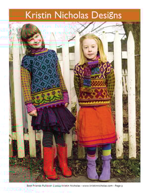 Image of Knit PDF - Best Friends Pullovers