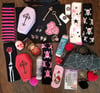 Pink Halloween Spooky Valentines Gothic mystery gift box