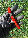 RED CARNELIAN BUDDHA BRACELET 