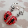 Scorp Heart Keychains