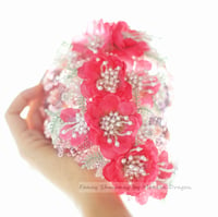 Image 4 of Cindy deluxe floral headband