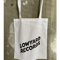 LOWYARD RECORDS “BLACK LOGO TOTE BAG”