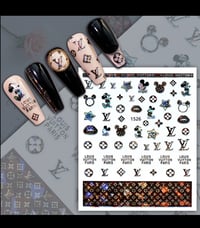 Image 1 of Gucci nail stickers 