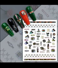 Image 3 of Gucci nail stickers 