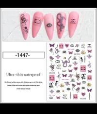 Image 5 of Gucci nail stickers 