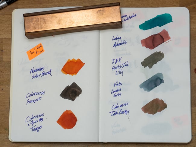 Ink Samples! | Inkdependence