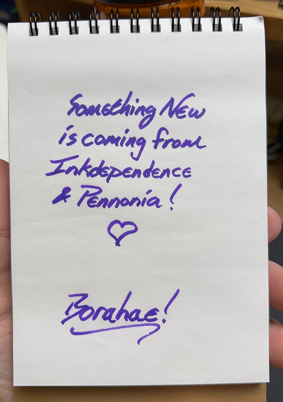 Image of *NEW* Pennonia x Inkdependence Borahae!  (Ink only, no shimmer)