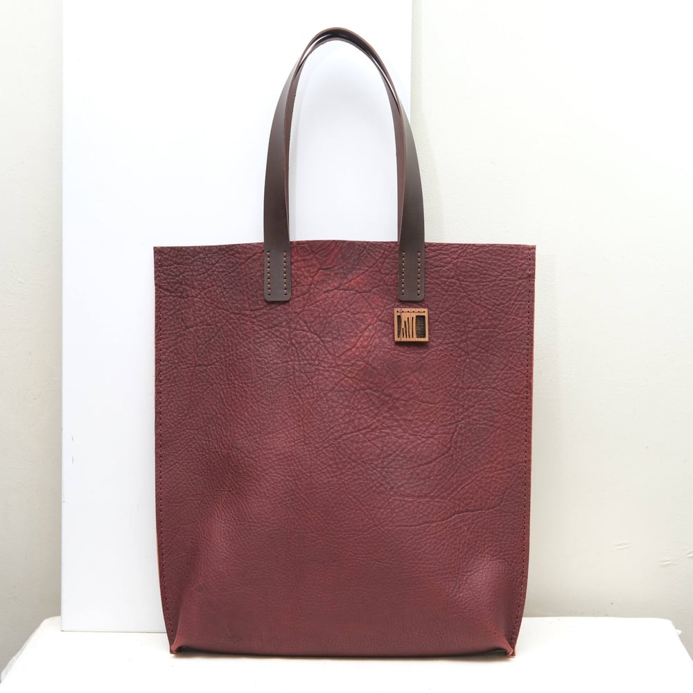 Image of Medium Tall and Slim Tote in cherry