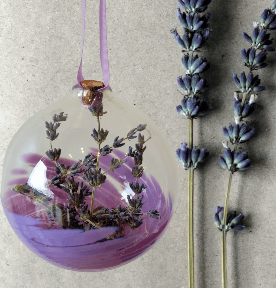 Image of Lavender ornament medicine ball