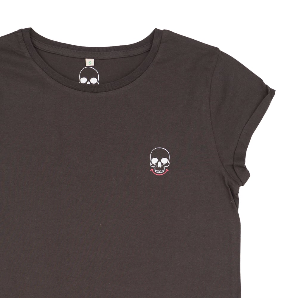 Mr Death 'back shirt print' Charcoal Roll (Organic)