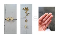 Image 4 of MINI uhani SRCE - ZLATA // MINI earrings HEART - GOLD