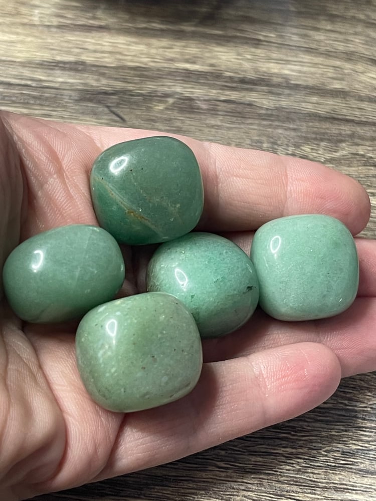 Image of Green adventurine cubes 