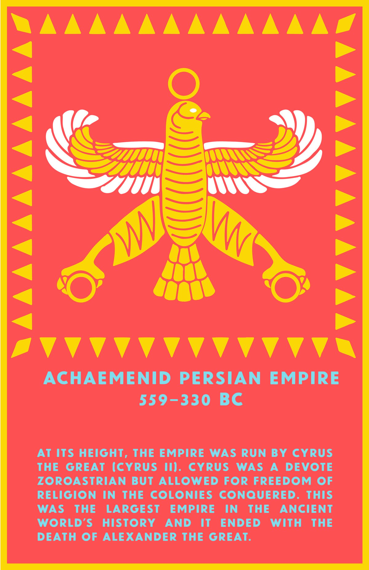 Image of Achaemenid (Red) 11x17
