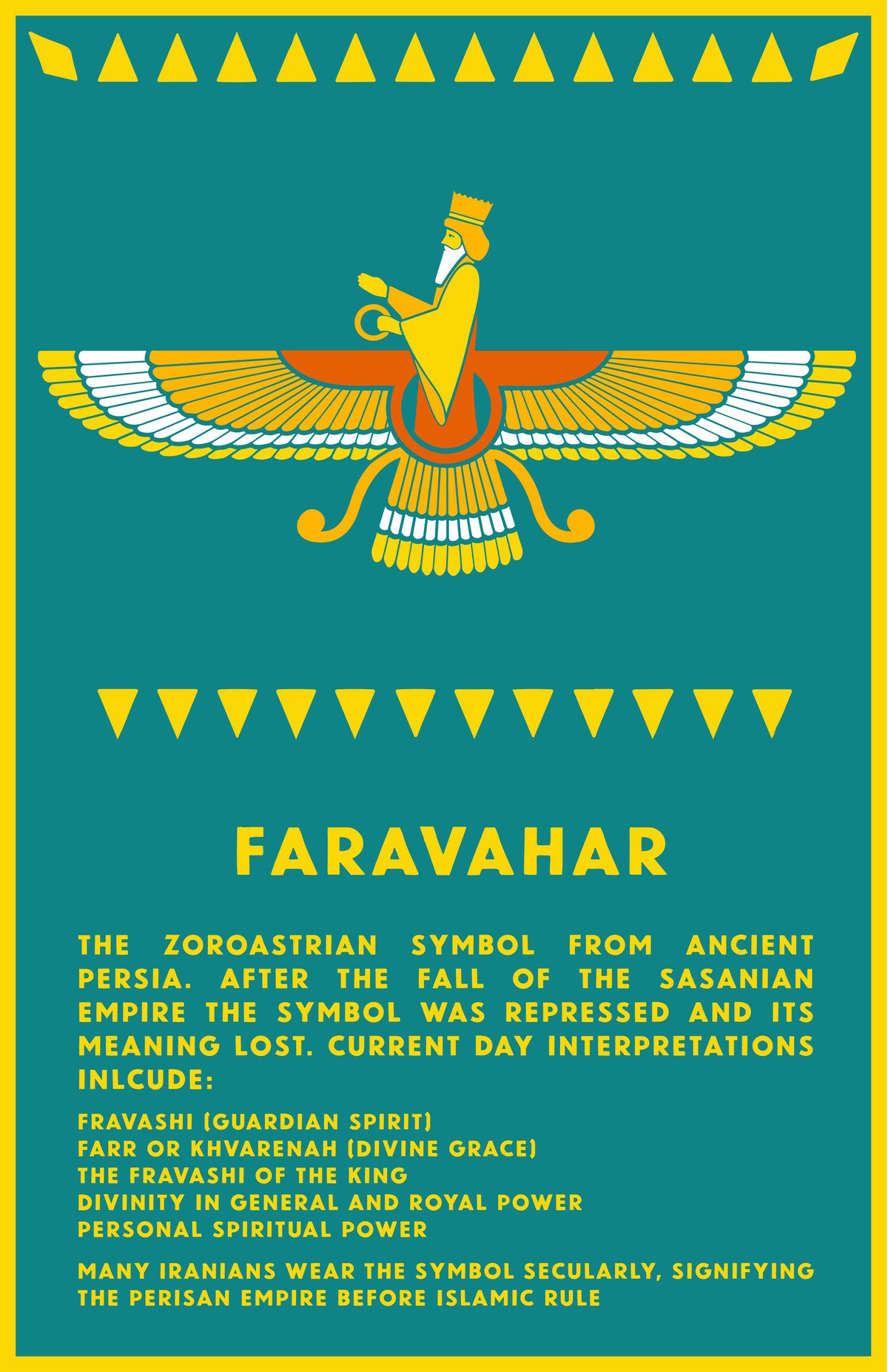 Image of Faravahar - 11x17 Cardstock 