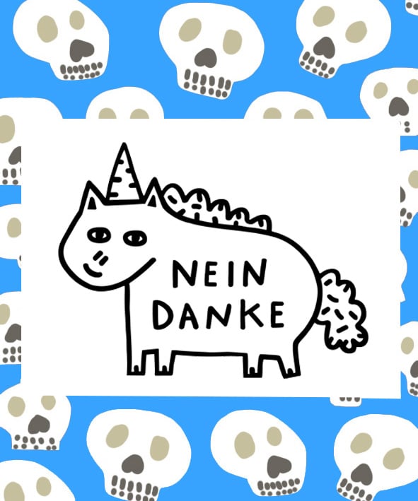 Image of Nein Danke Print 