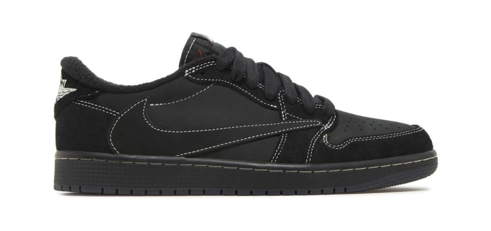Image of 2022 Travis Scott x Air Jordan 1 Low Black Phantom