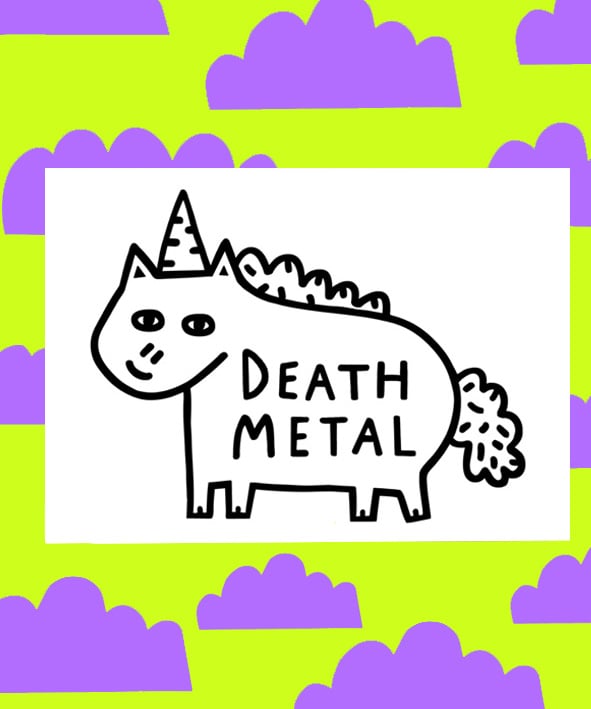 Image of Death Metal Print