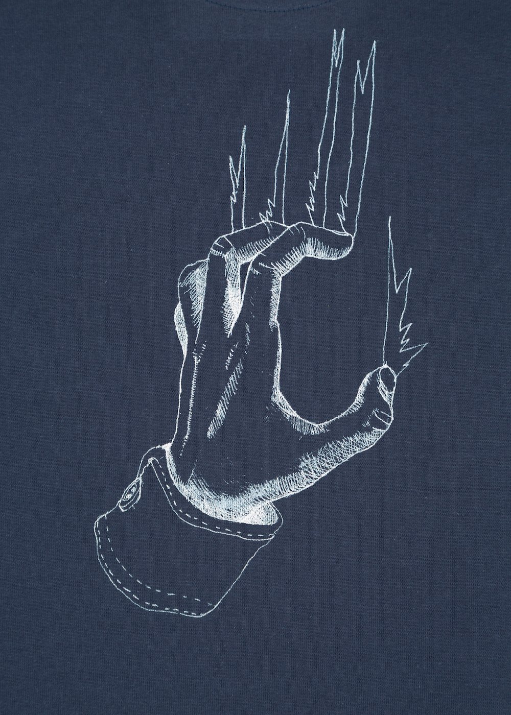 Scratch Unisex Denim Back Print Sweatshirt (Organic)