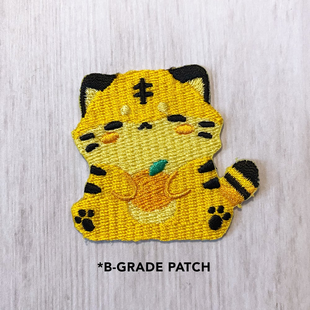 orange tiger patch | myangart