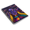 Galactic Dance Spiral Notebook