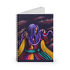 Galactic Dance Spiral Notebook
