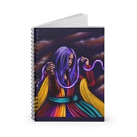 Image 3 of Galactic Dance Spiral Notebook