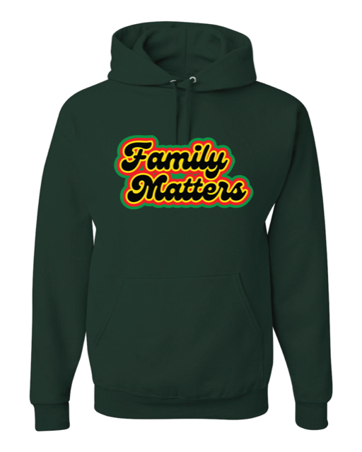 BHM 2023 Hoodie - Green | Family Matters