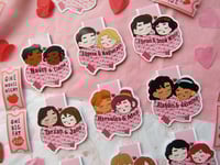 Image 2 of VALENTINE DISNEY PRINCESSES BOOKMARKS