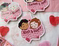 Image 3 of VALENTINE BOOKISH CHARACTERS BOOKMARKS