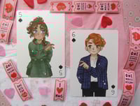 Image 1 of ALAN AND EMMA POKER CARDS