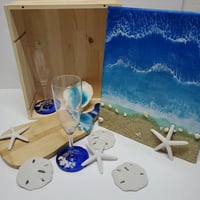 Image 1 of Sea Side Wine Box set