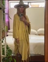 1970s Laise Adzer thin buckskin fringe draped jacket
