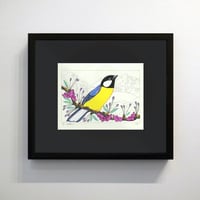 Image 2 of Great Tit and Ottoline (framed)