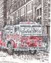 New York, Signed Limited Edition of 200 Typewriter Art by James Cook 