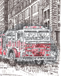 Image 2 of PRE ORDER New York, Hand-Signed Limited Edition of 200 Typewriter Art 