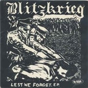 BLITZKRIEG - "LEST WE FORGET" 7" (green vinyl)